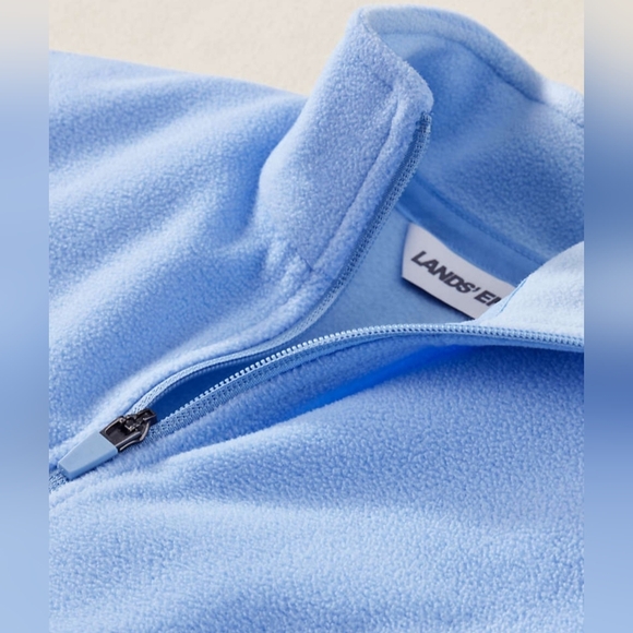 LANDS' END women's JACKET size large BURGUNDY anyweather FULL ZIP brand new - Picture 6 of 7